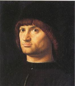 Antonello da Messina Portrait of a Man (mk05) Sweden oil painting art